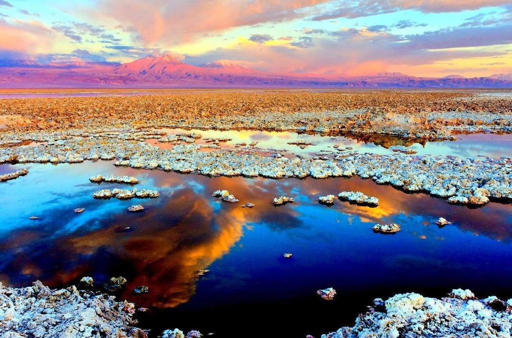 Salzsee Atacama. Ein magischer Ort.
